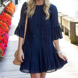 LOFT lacy flouncy dress